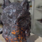 Huge Yooperlite Wolf Head (UV Reactive)