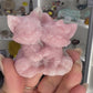 Pink Opal Hugging Cats