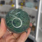 Moss Agate Sphere on Stand