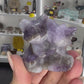 Chevron / Dream Amethyst Hugging Cats