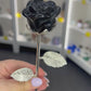 Black Obsidian Forever Rose