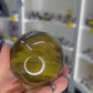 Tigers Eye Sphere on Stand