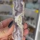 Black Flower Agate Tower