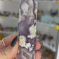 Black Flower Agate Tower