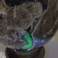Huge Volcano Agate Sphere on Stand (UV Reactive)