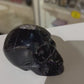Black Fluorite Skull (UV Reactive)