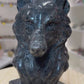 Huge Yooperlite Wolf Head (UV Reactive)