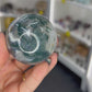Moss Agate Sphere with Stand