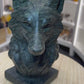 Huge Jade Wolf Head
