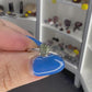 Moldavite Chip Adjustable Ring