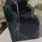 Black Fluorite Tower/Slab (UV Reactive)