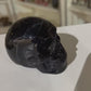 Black Fluorite Skull (UV Reactive)