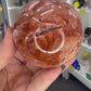 Pink Agate Sphere with Stand