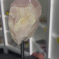 Rose Quartz Point on Stand